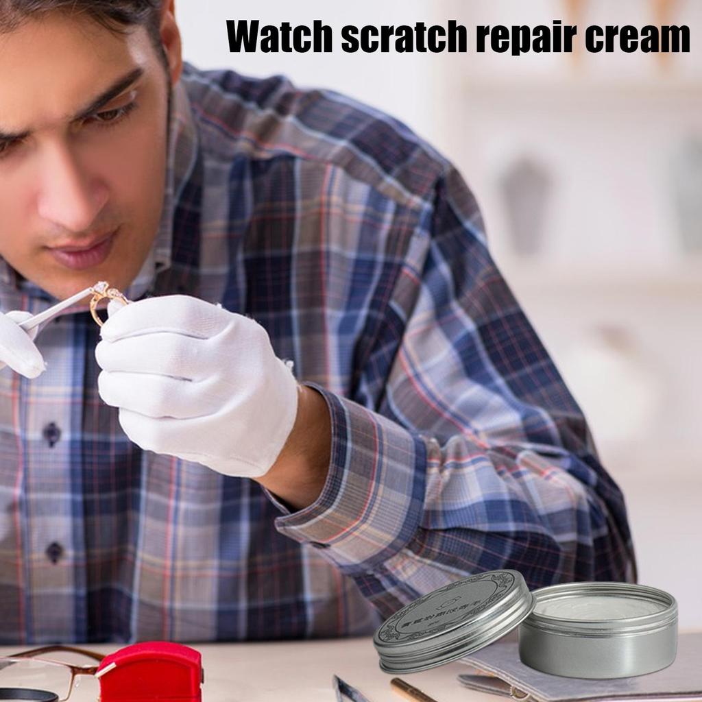 30g Uhrenkratzerentferner Metallschmuck Poliercreme Langzeitschutz Reinigungs-Schleifpaste für Armbänder Halsketten