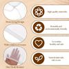 6 Pack Fine Mesh Filter Bags, Nut Milk Strainer Bag Reble Food Strainers Bag with Fine Mesh Drawstring Cheese Cloths Bags for Straining Fruit Juice