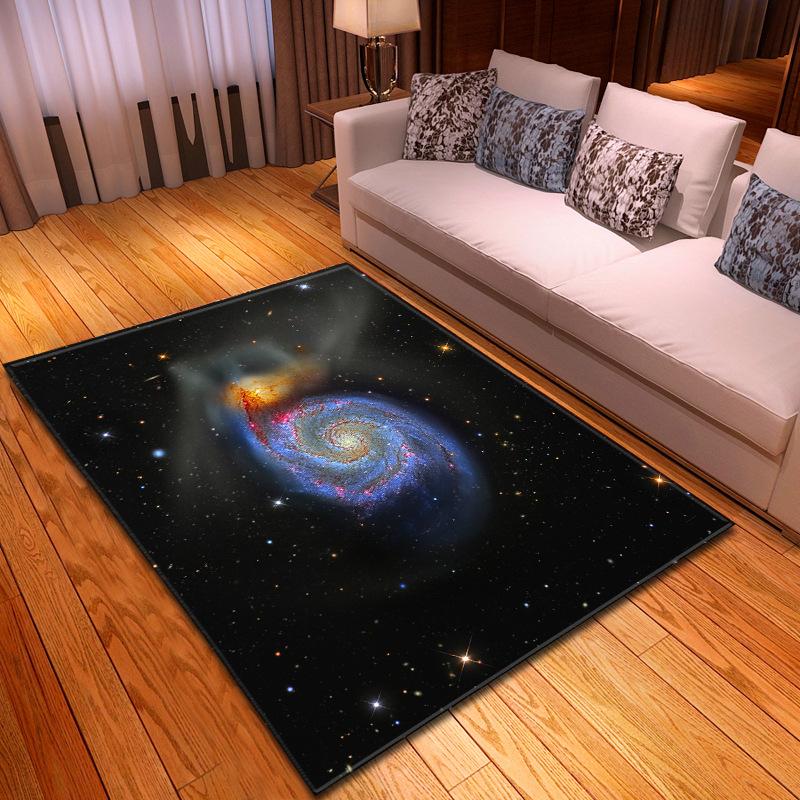 Simple Starry Sky Living Room Carpet Bedroom Dining Room Floor Mat Pattern Size