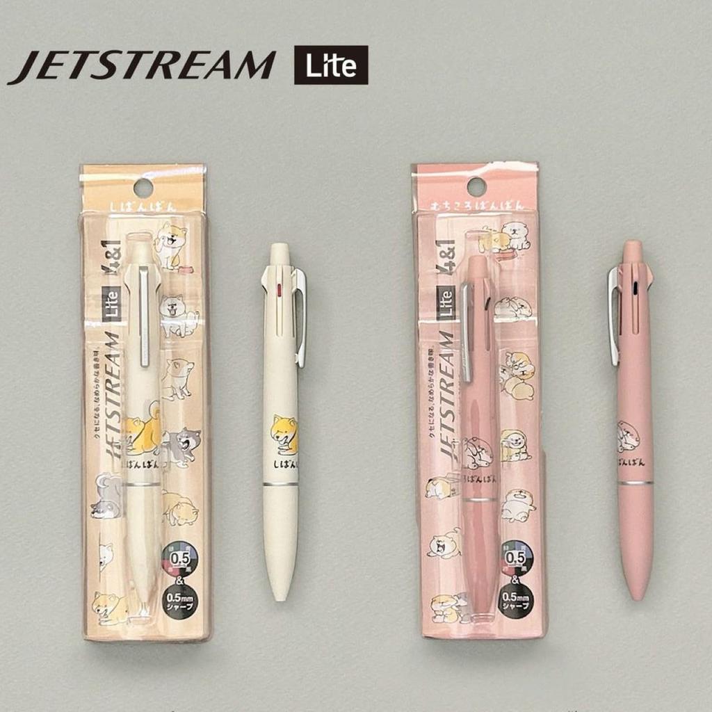 Mindwave Jetstream Character Ballpoint Pen Mechanical Pencil Everyday Multi-Pen 4&1 4-Color + 0.5mm (Shibanban Life)