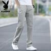 PLAYBOY Men's Loose Straight-Leg Casual Pants