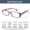 Fashion Retro Strip Print Reading Glasses Women Men Presbyopic Lens Glasses Vision Care Eyewear Diopter Eyeglasses +1.00~+4.00