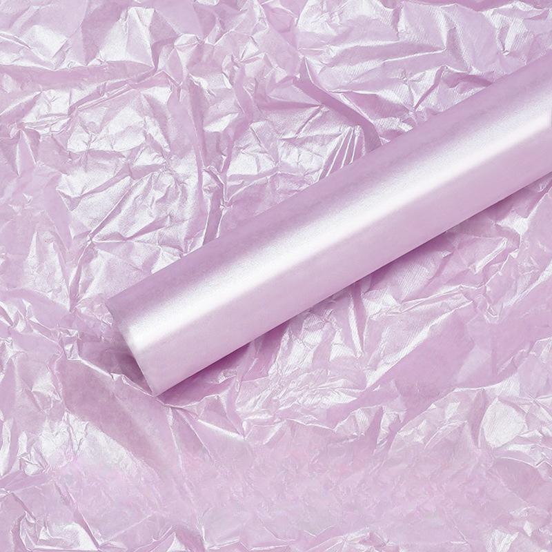 20 Sheets Pearlescent Flower Wrapping Paper Fruit Gift Box Filling Pleated Wrinkle Bag Bouquet Lined Paper Flower Art Wrapping Paper Flower Supplies