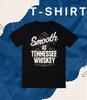 Drunk Society Smooth As Tennessee Whiskey Men T Shirt Drinking Booze Alcohol EB.