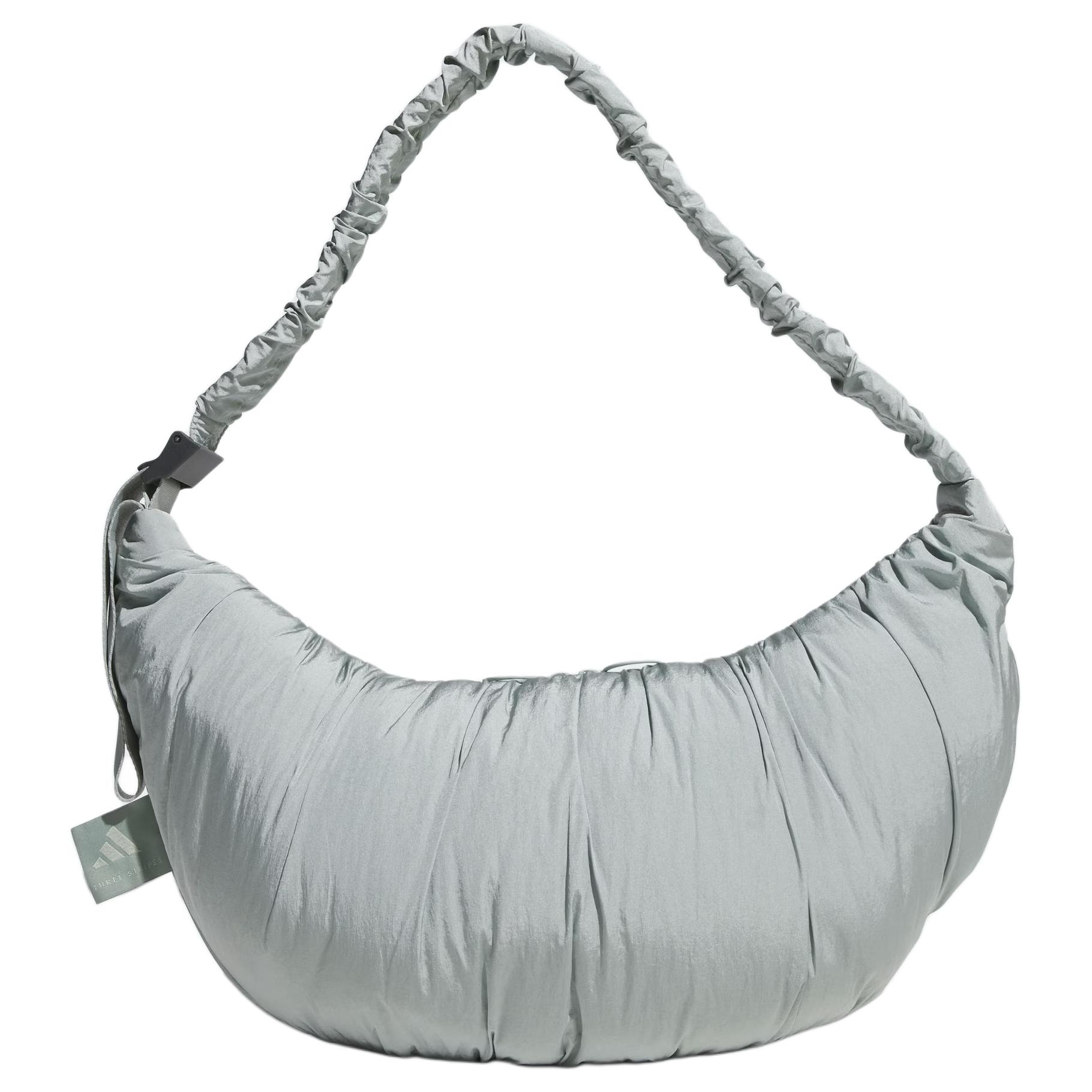 Adidas Adjustable Strap Shoulder Bag Women s Wonder Light Gray Green JZ2144