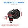 Motorcycle LED Tachometer Speedometer Gauge for RPM Tracking Accurate Readings Compatible with Standard Motorcycles