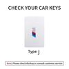 Car Sticker Hot 2025 Suede Leather Car Smart NFC Card Key Case Full Cover Shell for BMW M 3 5 7 Series X1 X3 X5 X6 X7 535le Auto