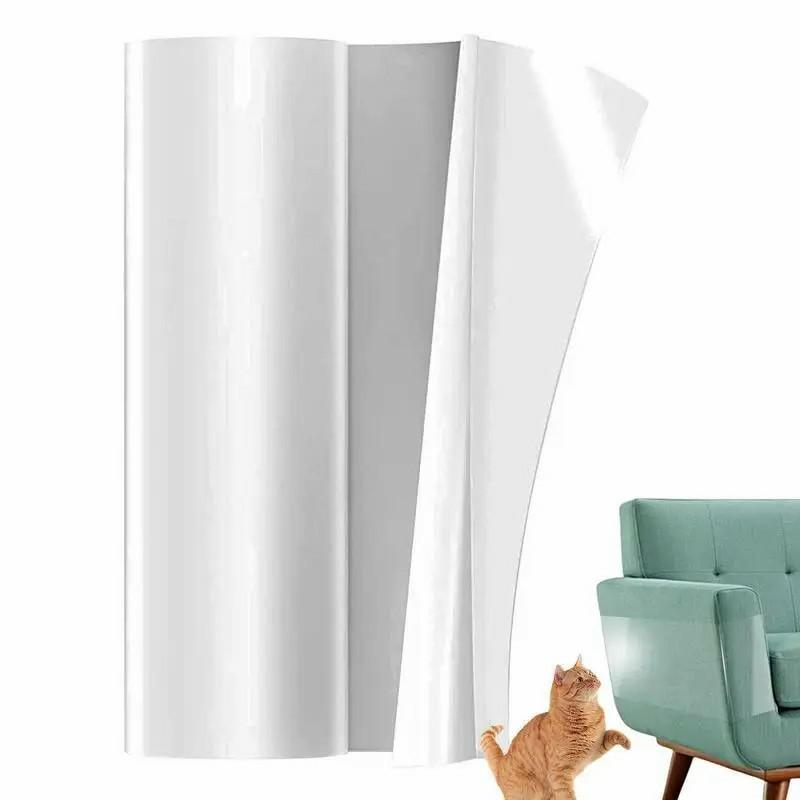20x500CM Clear PVC Furniture Protector Anti Pet Scratch Sofa Mat Couch Protector A
