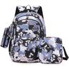 Set Oxford 3piece Backpack Big Capacity Breathable Laptop Compartment For Teens