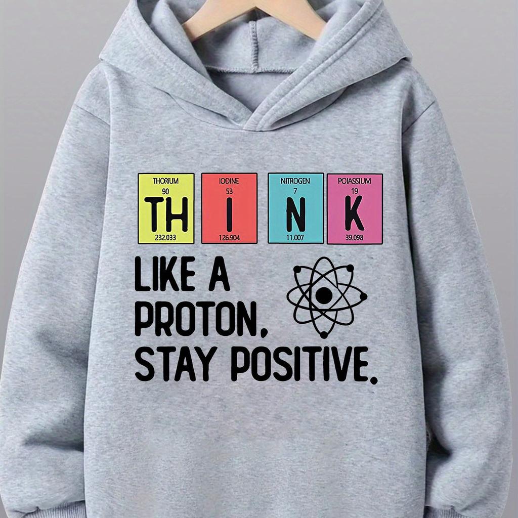 New autumn/winter children's casual hooded sweatshirt, long-sleeved pullover, a Christmas gift for children aged 3 and up.