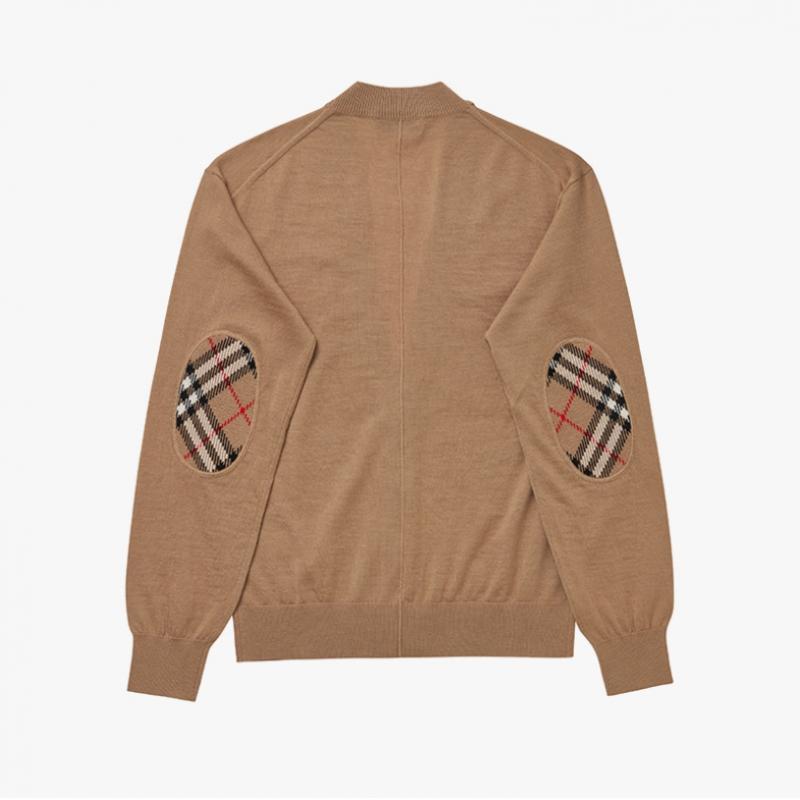 Burberry 8074885 Dornoch Dornoch Check Patch Merino Wool Women S Cardigan