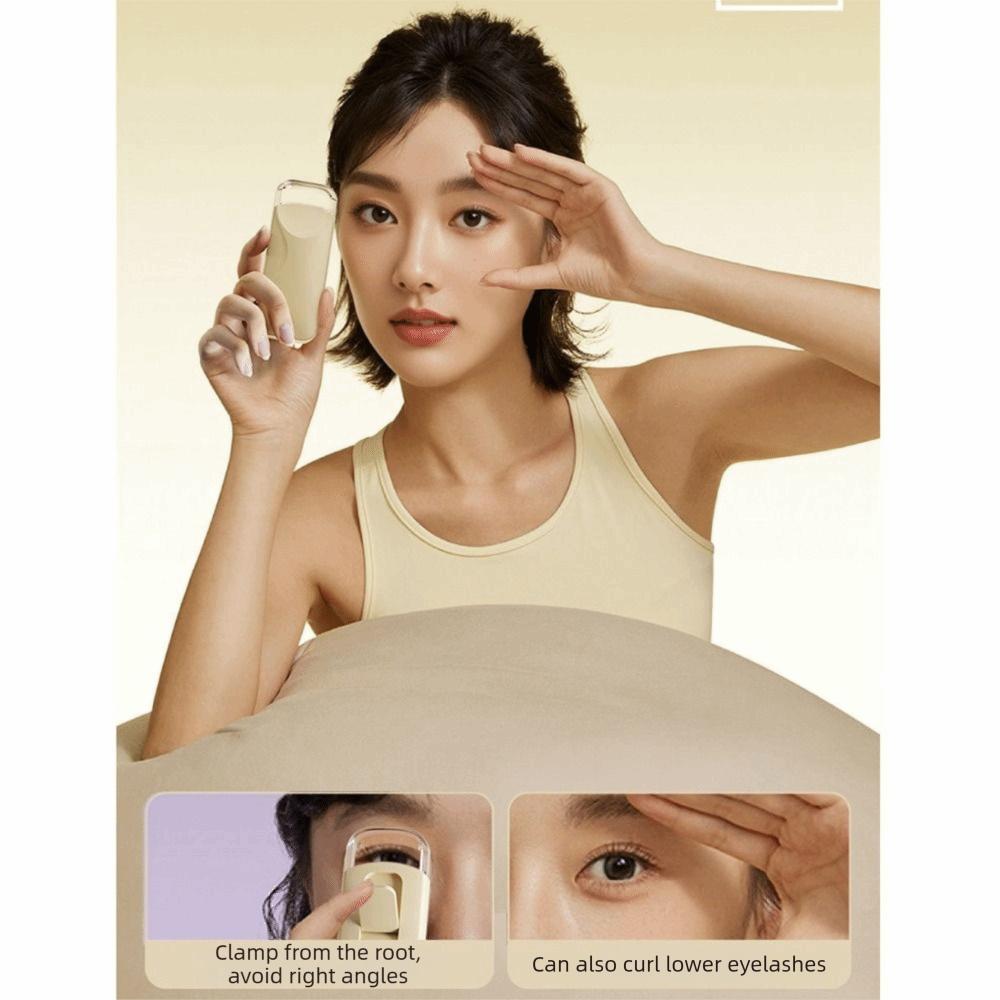 3 Temperature Electric Eyelash Clip Fast Heating Eyelash Curling Device Travel Use