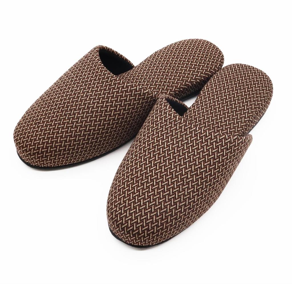 Okamura Shichisho Neo Colche Medium Made in Japanese Komon Perfect for Japan Slippers, Brown, Japan, brdj24900br, Pattern, Guests, Gift,