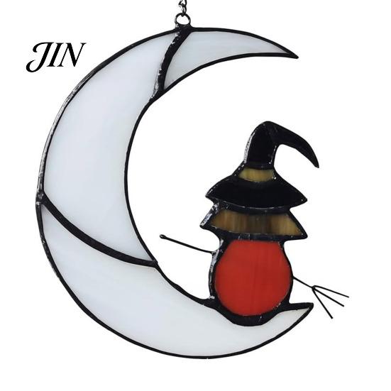 Acrylic Cat Suncatcher Hanging Pendant with Chain, Animal Ornament for Window Gift Home Wall Decor, Cute Lover Room Decoration Creative