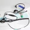 Telephone Headset, Single Ear, Noise-Canceling Microphone, Headphone for Landline Telephones, Wantek RJ9, Call Center Telephone Headset, Compatible Wi