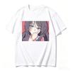 Waguri Kaoruko Hanakao Rinran Blush Hand On Mouth Square Graphic Crew Neck Short Sleeve Comfortable Women And Men T Shirt