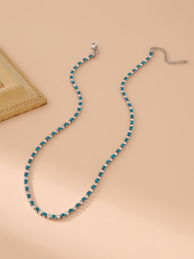 Rozsdamentes acél többsoros gyémánt cirkónia karkötő férfiaknak és nőknek