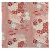 No Ren Furoshiki Medium 70cm (Retro Flower - Red) 100 Cotton Machine Washable