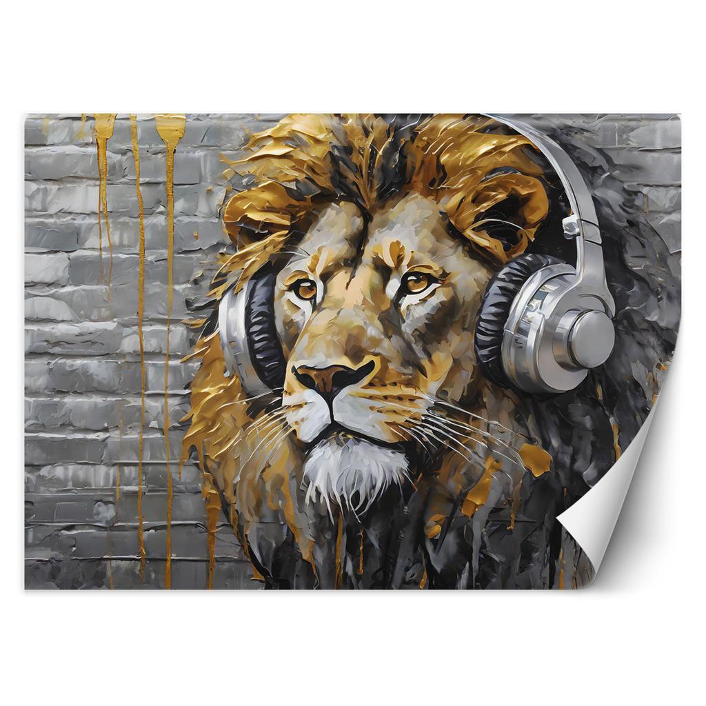 Wallpaper Lion Music Pop Art