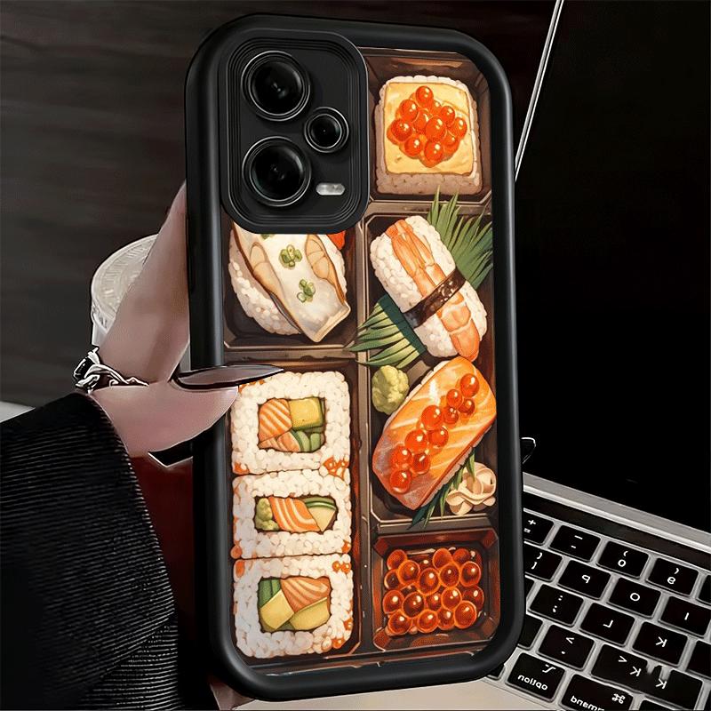 Phone Case for Xiaomi Redmi Note 15 14 13 Pro Plus Delicious Sushi Bento Shell 12S 11 11S 11T 5G 14S Soft Silicone Funda