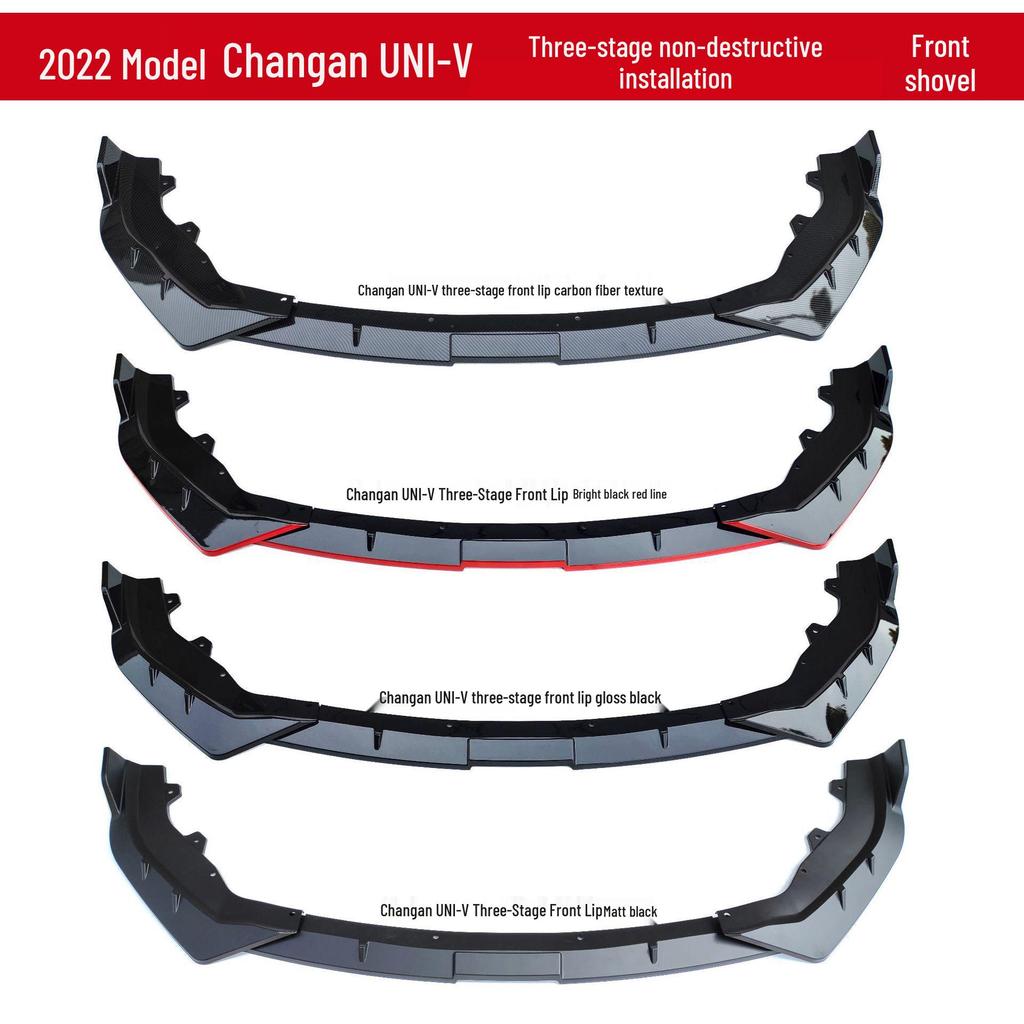 2022 Changan UNI-V Front Lip & Rear Spoiler Kit: Non-Destructive Install with Bumper Protector