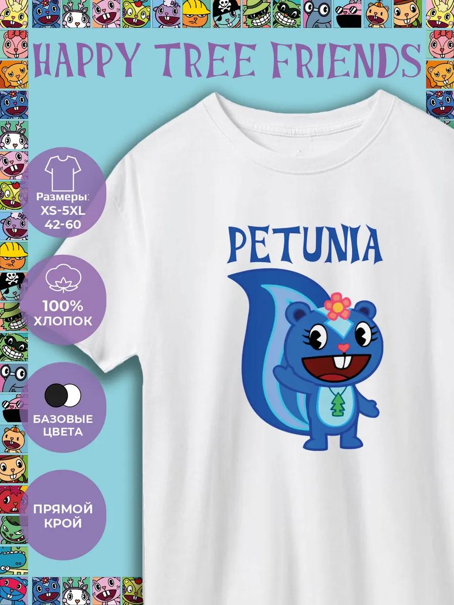 Happy Tree Friends Printed T-shirt - Petunia M