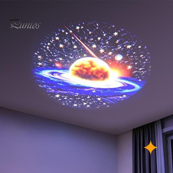 Projection Lamp for Bedroom Mini Star Projector Night Light, Nebula Ceiling LED Lamp, USB Portable Light Starry Sky Car Interior Ambient Party