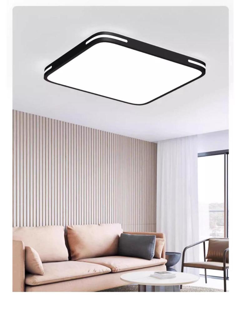 Modern 2025 LED Ceiling Light - Super Bright, Eye-Friendly for Bedroom, Study & Dining Areas
