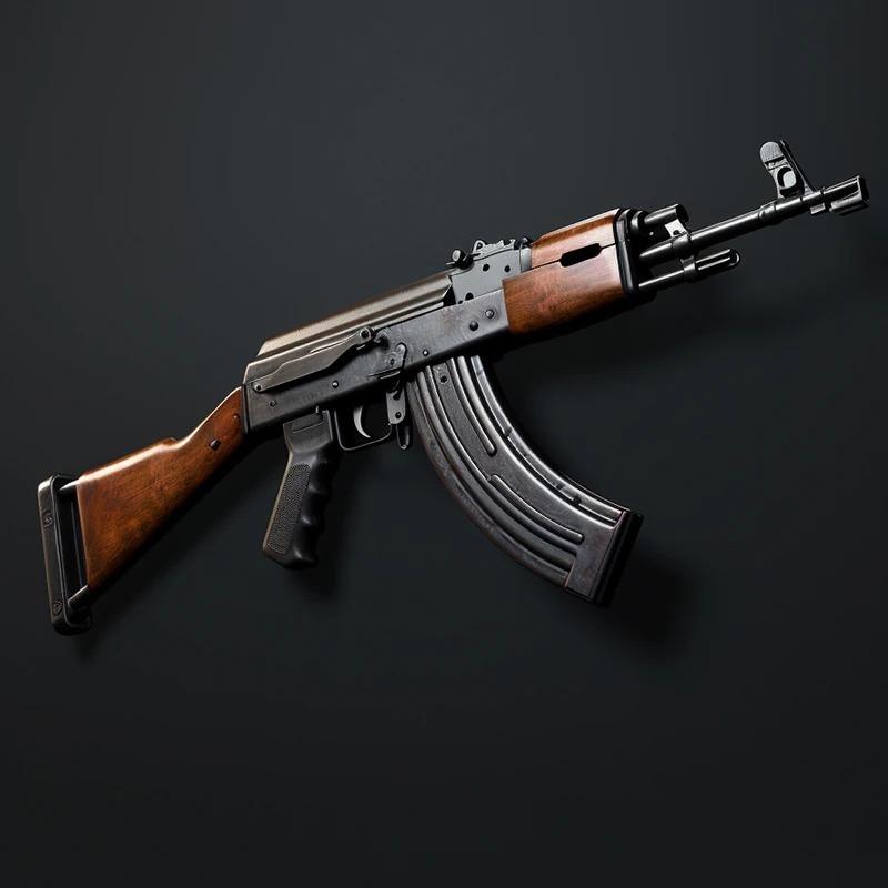 1Pcs Bar Interior Paintings Gun Picture On the Wall Decororation Living Room Rifle Poster Home Decor Canvas Painting AK47 Art