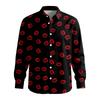 Camicia Casual da Uomo a Bottoni Manica Lunga