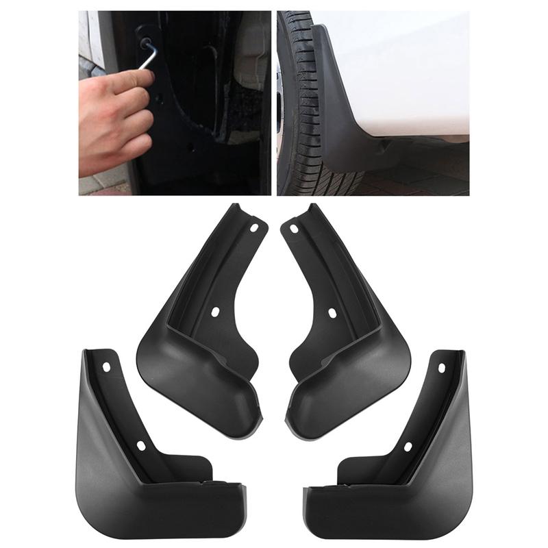 ABS Mudguard For Vehicles ABS Mudguard Front Wheel 160*230mm Mudguards Non-deformed Design Practical Use Reliable Performance