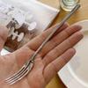 Elegant Stainless Steel Fruit & Dessert Fork Set (2 Pcs)