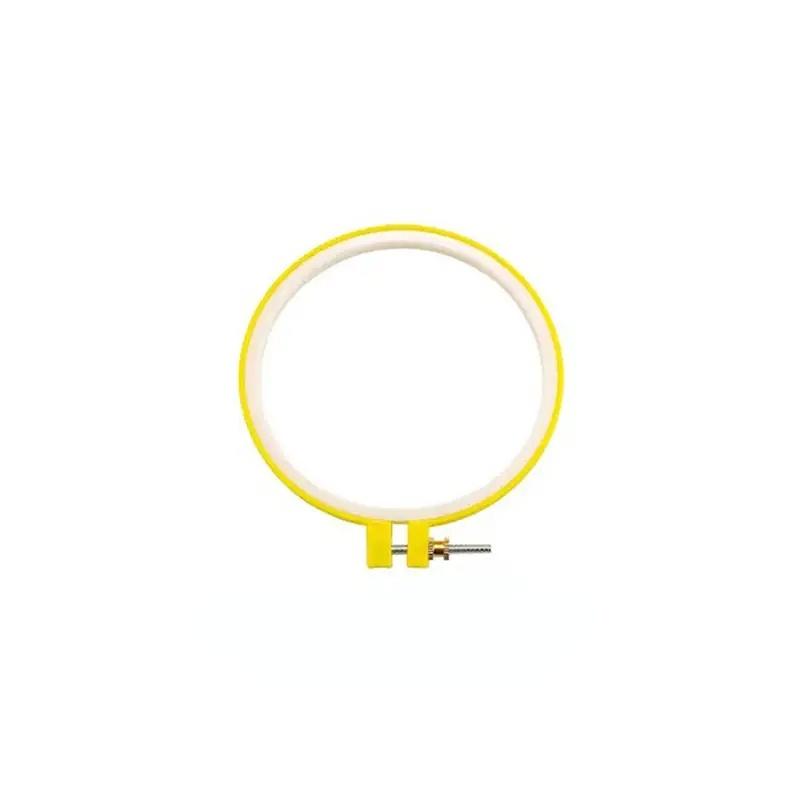 1PC Plastic Handy Cross Stitch Machine Embroidery Hoop Ring Bamboo Frame Embroidery Hoop Round Needlecraft Sewing Tools