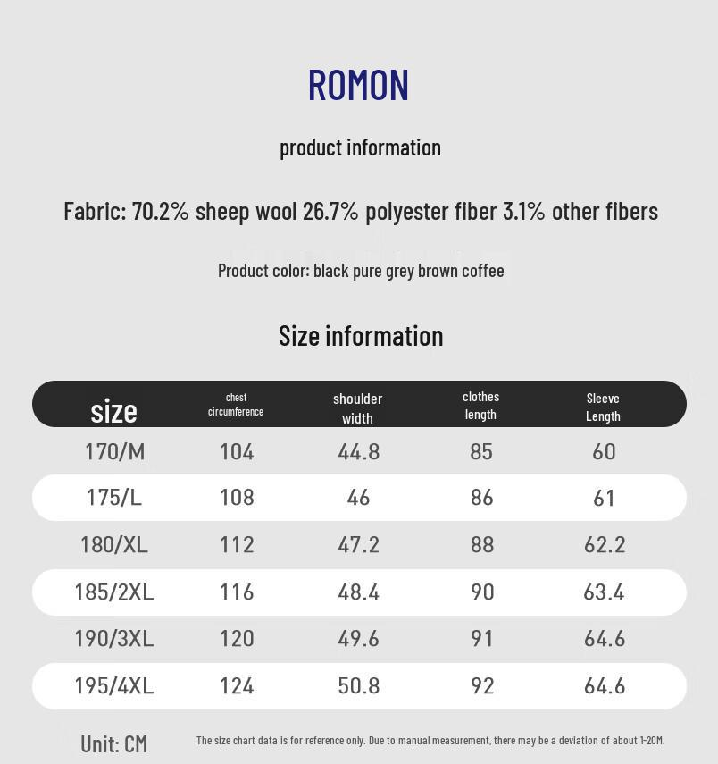 Luomeng Men's Business Casual Wool Blend Overcoat