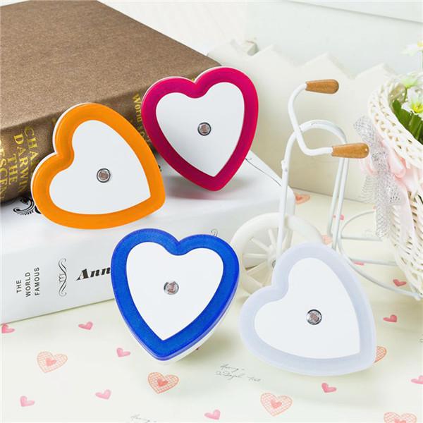 Buy LED Smart Sensor Light Baby Bedroom Lamp Heart Shape Energy Saving