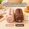 Large-capacity Bear Pencil Case Zippered Kids Stationery Bag NEW Pencil Pouch  School Students