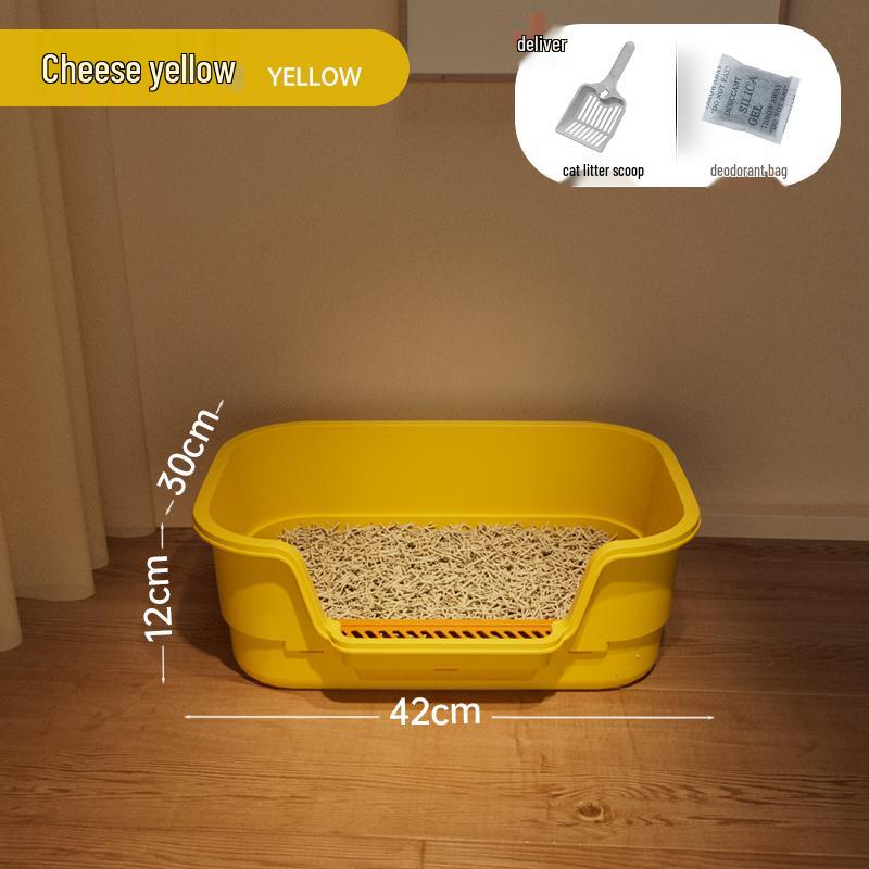 

Anti-Splash Semi-Enclosed Cat Litter Box with Deodorant – Jumbo Size Default