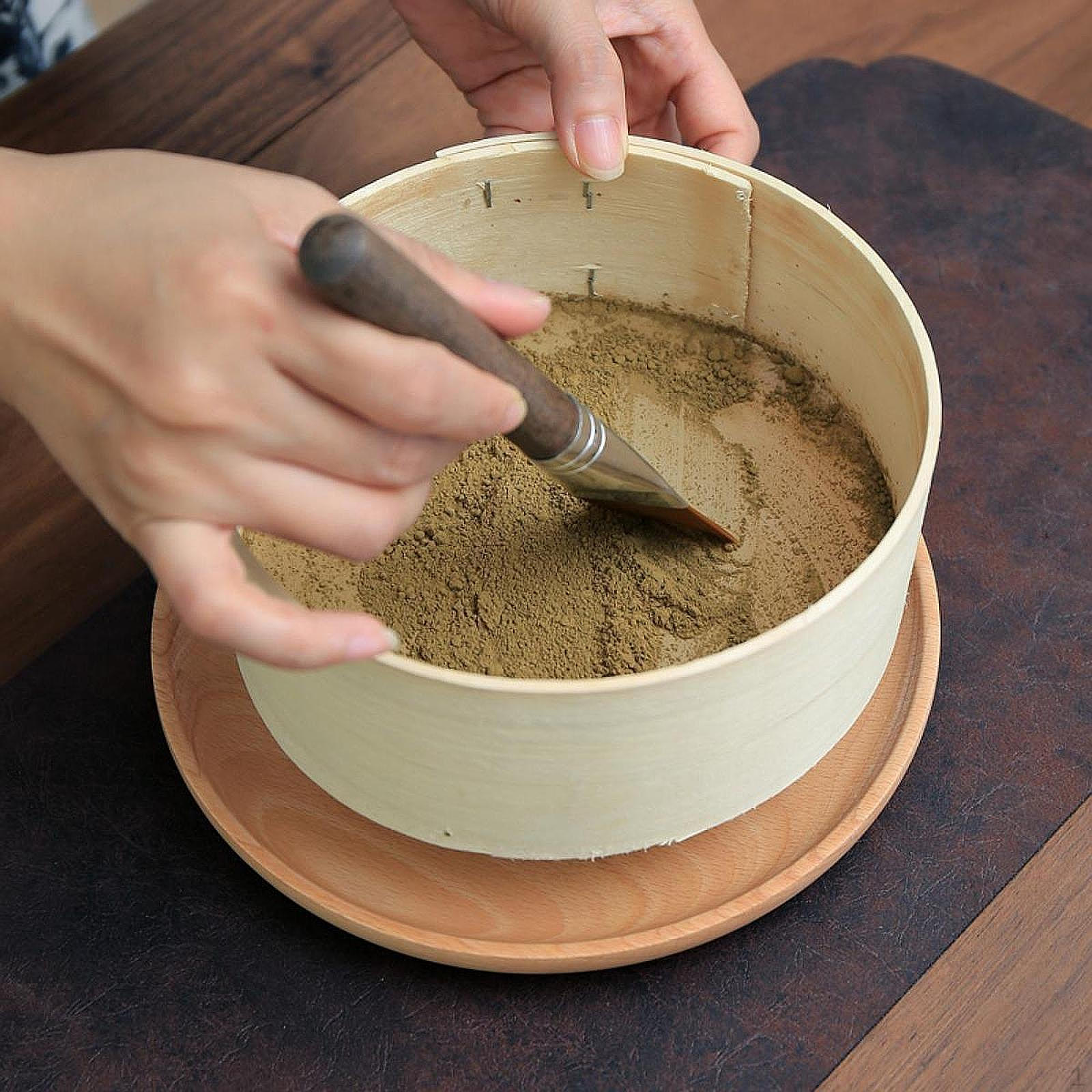 

Старинная деревянная сито для муки Деревянное сито для просеивания муки Инструмент для выпечки Бытовой Shape A