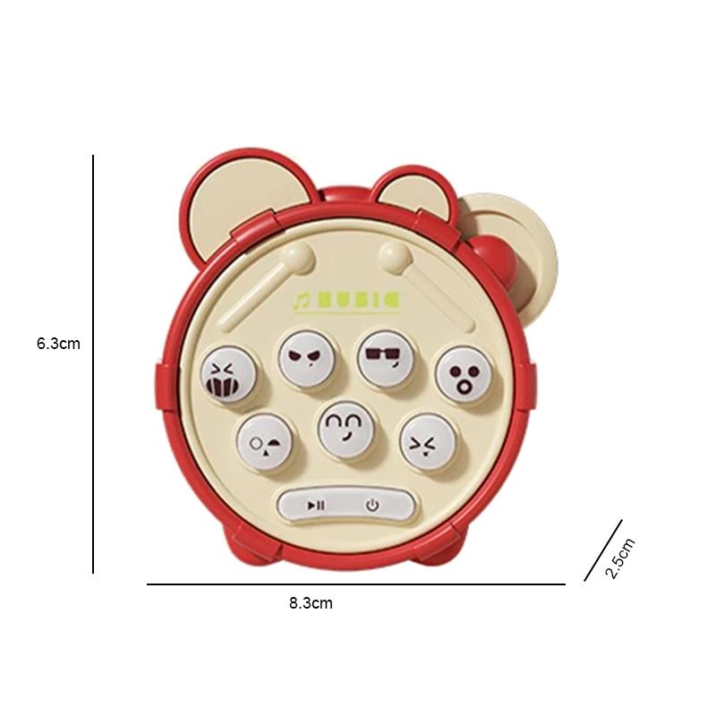 Baby Early Education Puzzle Music Finger Pressing Training Portable Toy Decompression Challenge Interactive Game Machine