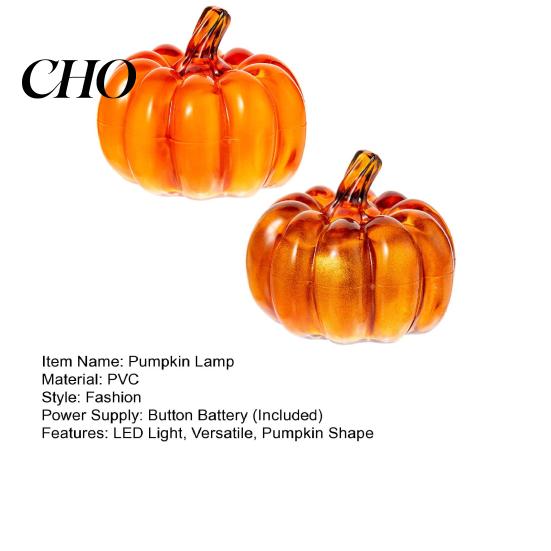 Autumn Table Decor 2Pcs LED Glass Pumpkin Set Starry Night Design Halloween Lamp Thanksgiving Lighted Lantern Indoor Fall Decoration Charming