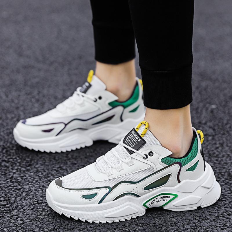 221 spring breathable mesh dad shoes comfortable and simple sports shoes casual shoes 39