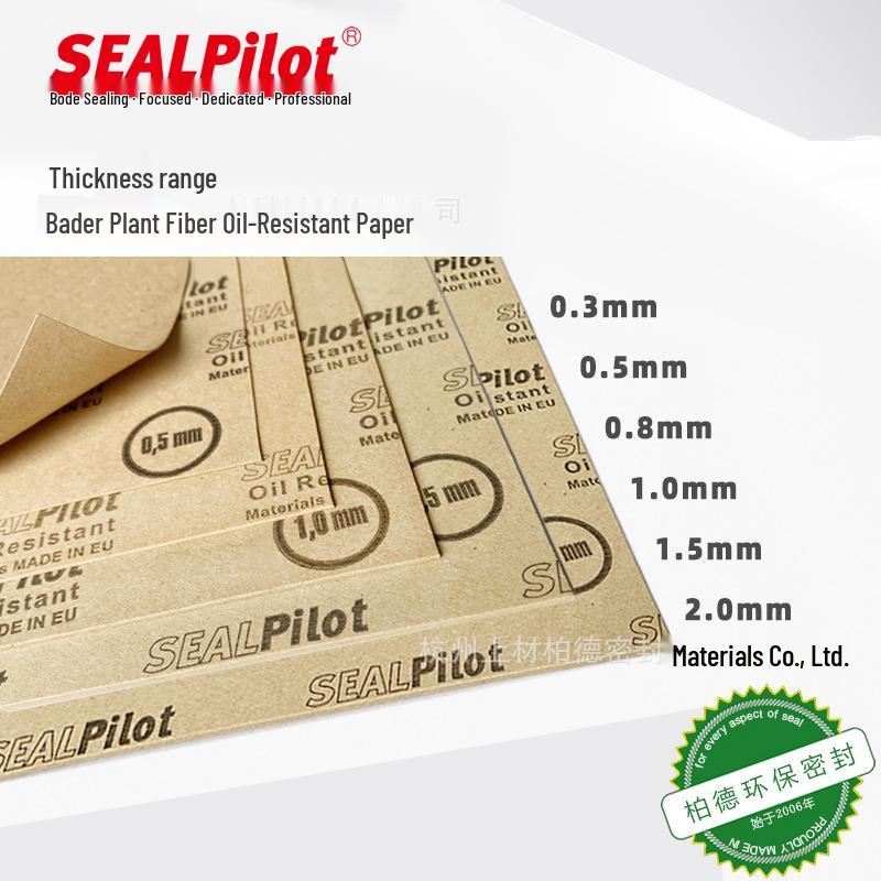 Bode Oil-Resistant Plant Fiber Paper Pad - High Temp Oil-Proof Sealing Gasket Paper