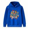 Kids Boys Girls Cartoon Animal Print Hooded Sweatshirt Casual Long Sleeve Pullover Tops for Toddlers