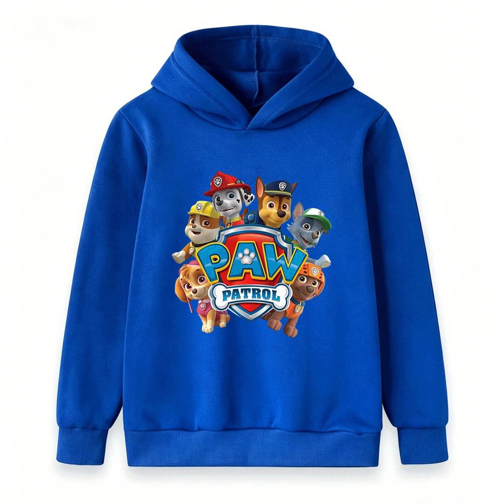Kids Boys Girls Cartoon Animal Print Hooded Sweatshirt Casual Long Sleeve Pullover Tops for Toddlers