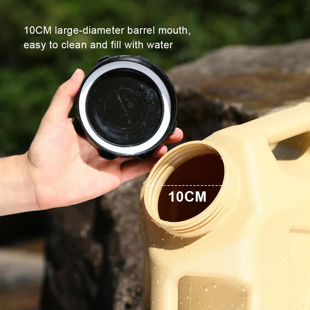 12L Water Container /5L Water Bag No Leakage Portable Camping Water Jug Water Tank with 2PCS Water Bag for Car Outdoor Picnic