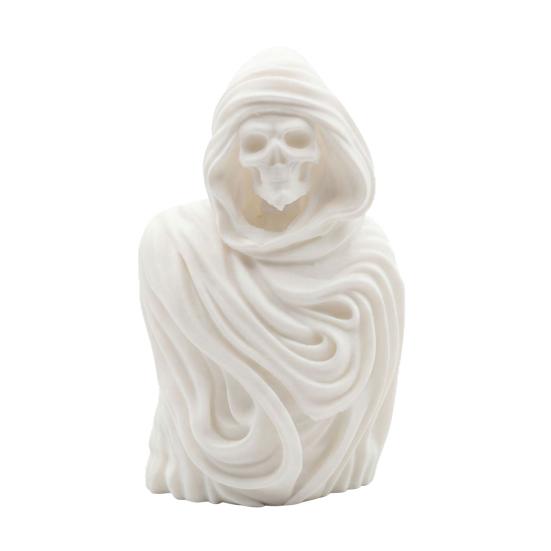 

Halloween Grim Reaper Figurine 3D Printed Gothic Skeleton Sculpture for Bookshelf Home Desk Tabletop Decor
