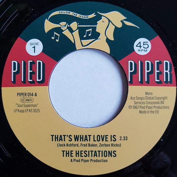 

7-дюймовая пластинка СОМНЕНИЯ - Вот что такое любовь / Душевный супермен PIPER014 PIED PIPER 2025 UK Соул/Фанк