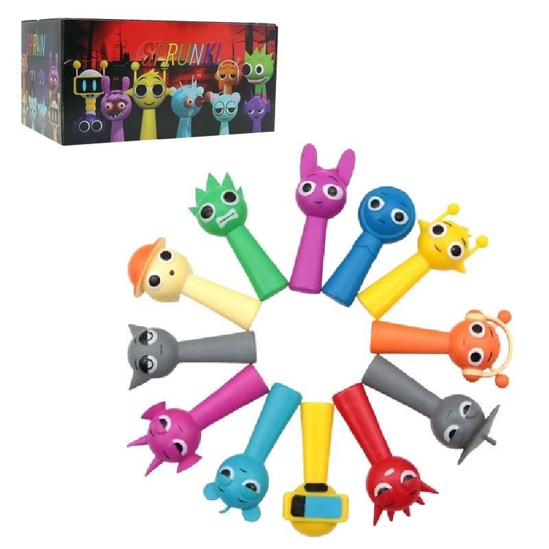 Adorable Rhythm Box Blind Box Toy Set With Pvc Figures And Collectible Cards