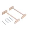 2 Sets Large Size Chicken Wooden Perches Wood Thicker Bracket Bird Training Stand Stable Base Gnaw Resistant Pet Roosting Stand