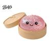 Glitzer-Quetschspielzeug Dampfbrötchen-Spielzeug, Niedliche Knödel-Stressabbau-Ball, Angstlösende Langsam aufsteigende Dekompression für den Schreibtisch, Kawaii Fidget-Geschenk zum Quetschen